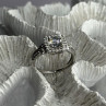 Shiny 925 Sterling Silver Cz Ring Size 10