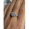 Shiny 925 Sterling Silver Cz Ring Size 10