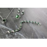 925 Sterling Silver Green CZ 