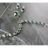925 Sterling Silver Green CZ 