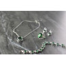 925 Sterling Silver Green CZ 