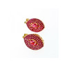 925 Sterling Silver with Gilding Rubellite Set