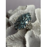 Djoy Glamorous 925 Sterling Silver Blue Topaz Ring Size 9