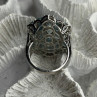 Djoy Glamorous 925 Sterling Silver Blue Topaz Ring Size 9
