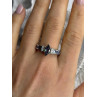 925 Sterling Silver Mystic Topaz Blue Topaz Amethyst Beryl Ring Size 10.5