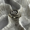 Unique Design 925 Sterling Silver Cz Ring Size 8
