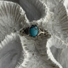 Vintage 925 Sterling Silver Turquoise Ring Size 7