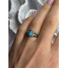 Vintage 925 Sterling Silver Turquoise Ring Size 7
