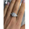 Beautiful Shiny 925 Sterling Silver Cz Ring Size 10