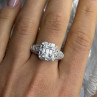 Beautiful Shiny 925 Sterling Silver Cz Ring Size 10