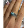 Unique Design 925 Sterling Silver Turquoise Ring Adjustable