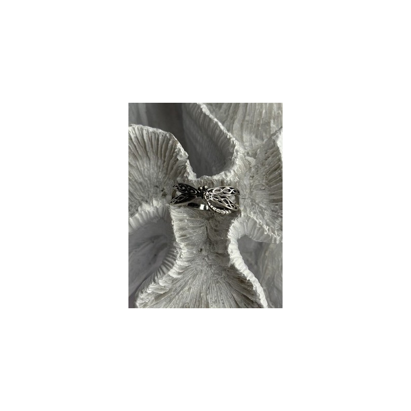 Dragonfly 925 Sterling Silver Ring Size 9