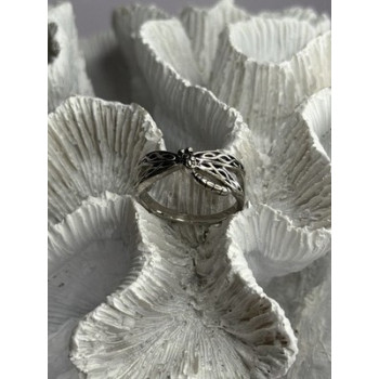 Dragonfly 925 Sterling Silver Ring Size 9