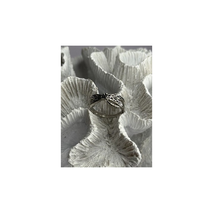 Dragonfly 925 Sterling Silver Ring Size 9