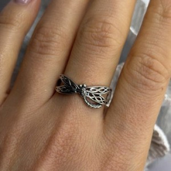 Dragonfly 925 Sterling Silver Ring Size 9