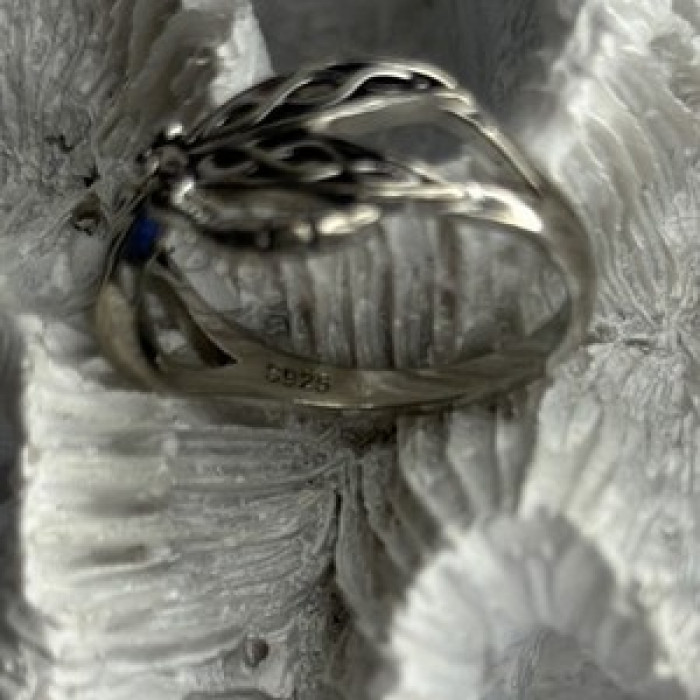 Dragonfly 925 Sterling Silver Ring Size 9