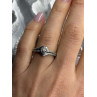 JWBR 925 Sterling Silver 0.04 ct Diamonds Heart Ring Size 6.5