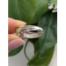 925 Sterling Silver Citrine & Marcasite Ring Size 8