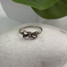 925 Sterling Silver Bow Cz Ring Size 8