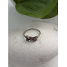 925 Sterling Silver Bow Cz Ring Size 8