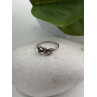 925 Sterling Silver Bow Cz Ring Size 8