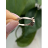 925 Sterling Silver Bow Cz Ring Size 8