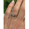 925 Sterling Silver Bow Cz Ring Size 8