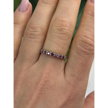 925 Sterling Silver Spinel Ring Size 8