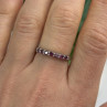 925 Sterling Silver Spinel Ring Size 8