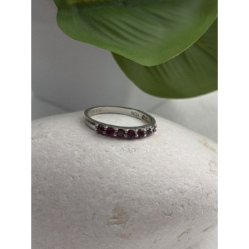 925 Sterling Silver Spinel Ring Size 8