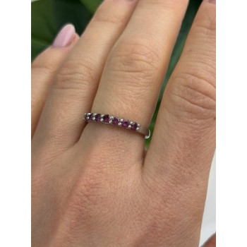 925 Sterling Silver Spinel Ring Size 8