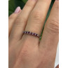 925 Sterling Silver Spinel Ring Size 8