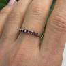 925 Sterling Silver Spinel Ring Size 8