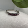925 Sterling Silver Spinel Ring Size 8