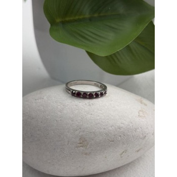 925 Sterling Silver Spinel Ring Size 8
