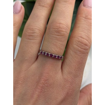925 Sterling Silver Spinel Ring Size 8