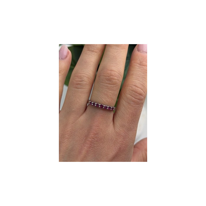 925 Sterling Silver Spinel Ring Size 8