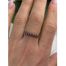 925 Sterling Silver Spinel Ring Size 8