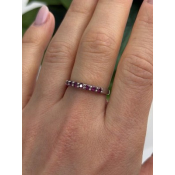 925 Sterling Silver Spinel Ring Size 8
