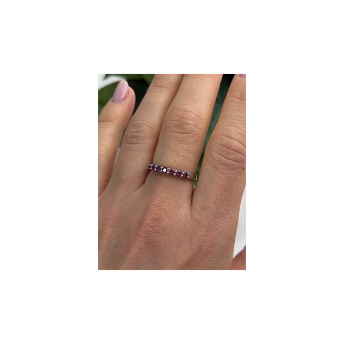 925 Sterling Silver Spinel Ring Size 8