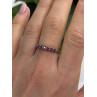 925 Sterling Silver Spinel Ring Size 8