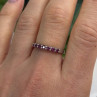 925 Sterling Silver Spinel Ring Size 8