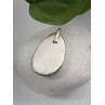 925 Sterling Silver Turquoise Pendant Length 1.8 in
