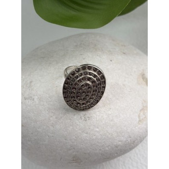 Beautiful Vintage 925 Sterling Silver Marcasite Ring Size 6
