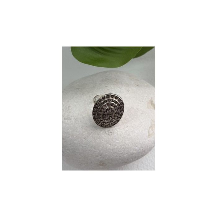 Beautiful Vintage 925 Sterling Silver Marcasite Ring Size 6