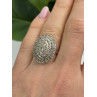 Beautiful Vintage 925 Sterling Silver Marcasite Ring Size 6