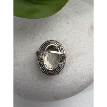 Beautiful Vintage 925 Sterling Silver Marcasite Ring Size 6
