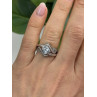 JWBR 925 Sterling Silver Topaz & Beryl Ring Size 7