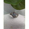 JWBR 925 Sterling Silver Topaz & Beryl Ring Size 7