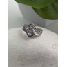 JWBR 925 Sterling Silver Topaz & Beryl Ring Size 7